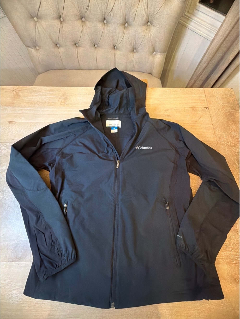 Columbia Men's Omni-Shield Hooded Softshell Jacket - Black